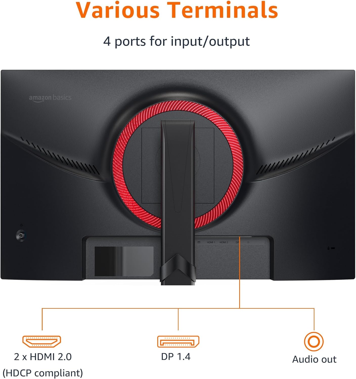 Elevate Your Gaming Experience with the 27-Inch FHD 1080P Monitor - 165Hz Refresh Rate, 1ms Response Time, and VESA Compatibility