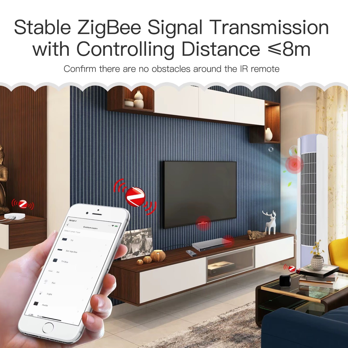 Transform Your Smart Home Experience with the MOES Tuya Zigbee Universal Infrared Remote Control - Compatible with Alexa & Google Home
