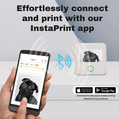CTP500 Wireless Mini Portable Inkless Thermal Printer & Label Maker - Perfect for iOS & Android on the Go!