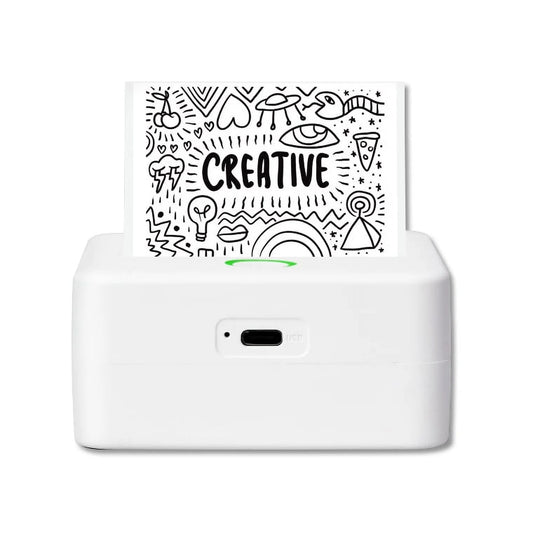 CTP500 Wireless Mini Portable Inkless Thermal Printer & Label Maker - Perfect for iOS & Android on the Go!