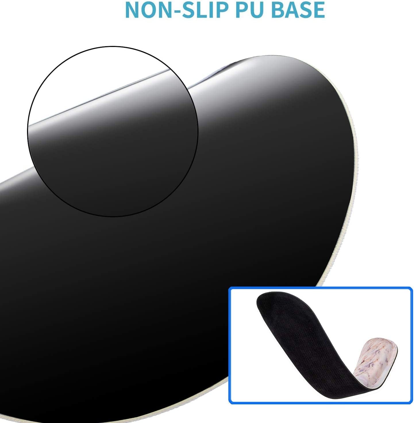 Ergonomic Marble2 Keyboard Wrist Rest and Mouse Pad Set - Ultimate Comfort for Gaming and Office Use