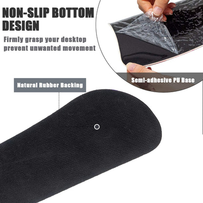 Ergonomic Marble2 Keyboard Wrist Rest and Mouse Pad Set - Ultimate Comfort for Gaming and Office Use