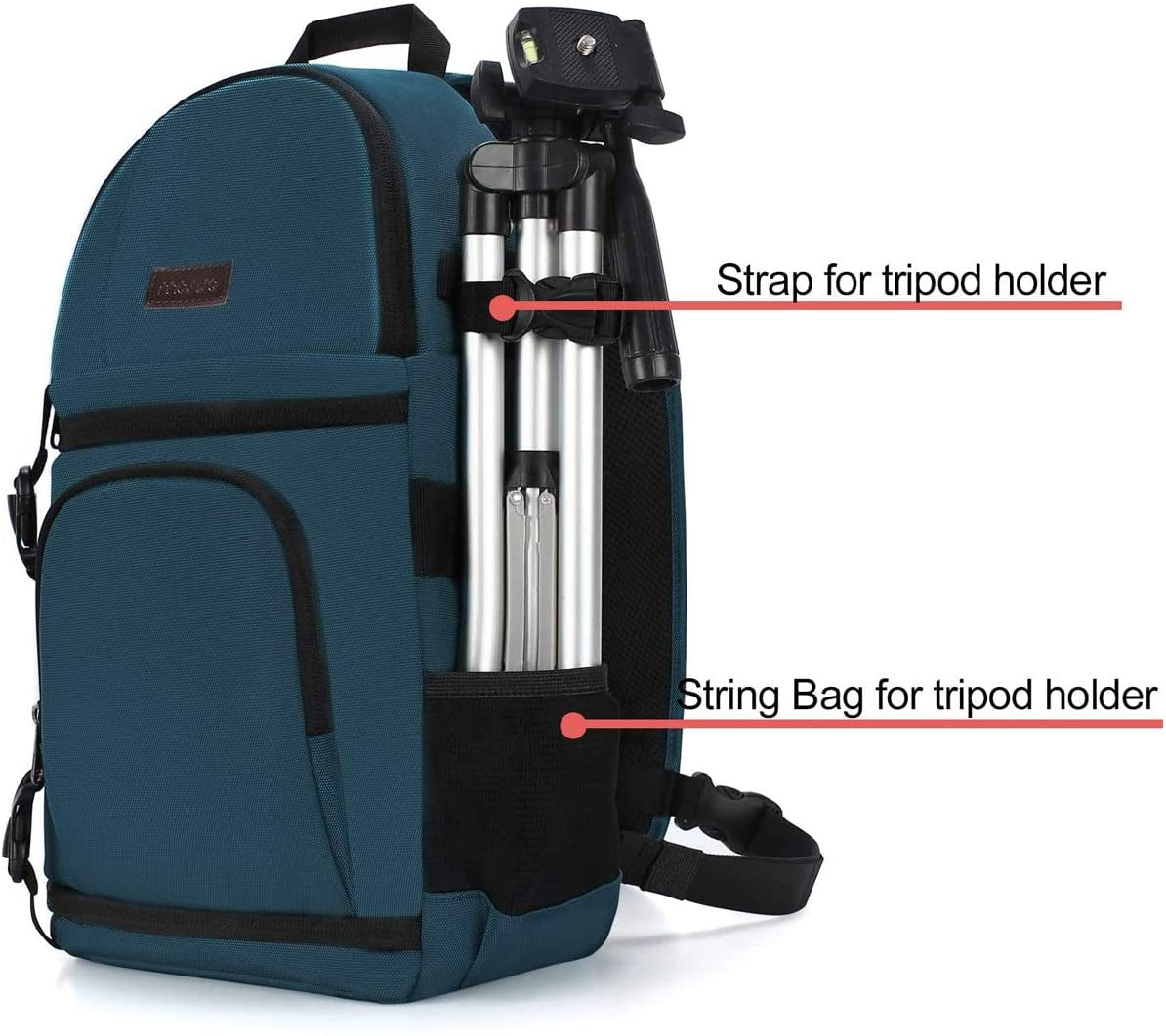 Elevate Your Photography with the MOSISO Deep Teal Professional Camera Sling Bag - Shockproof, Versatile, and Perfect for DSLR/SLR/Mirrorless Cameras