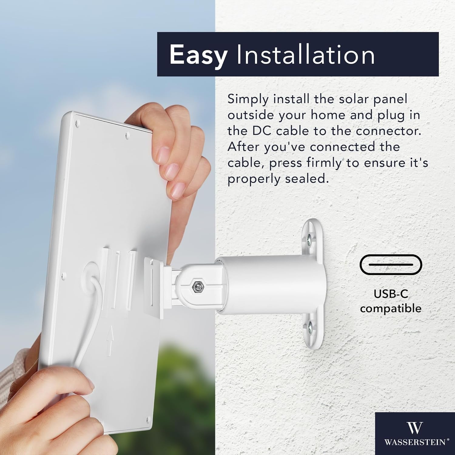 Empower Your Security with the Wasserstein 3-Pack Solar Panel Set for Ring Cameras – Continuous Power, Hassle-Free Installation, and Versatile Mounting!