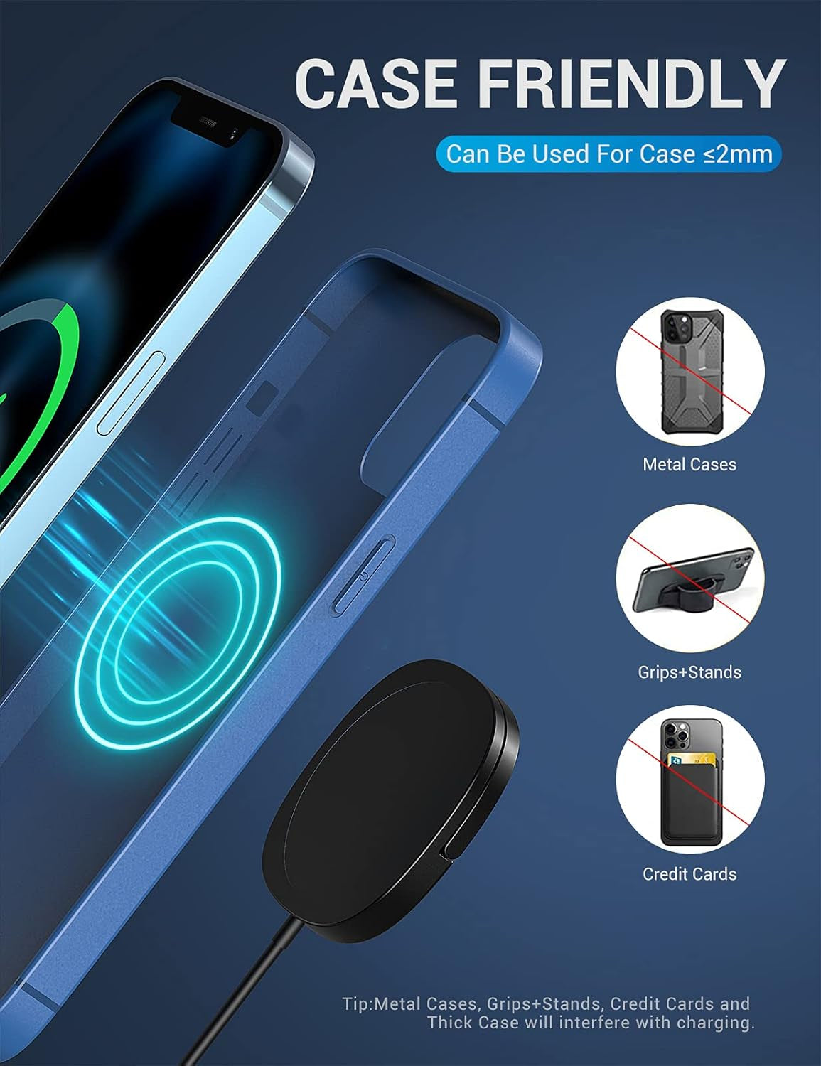 Experience Lightning-Fast Charging with the Magnetic iPhone Charger & 20W USB-C Adapter - Perfect for iPhone 15, 14, 13, 12 Pro Max and AirPods - Sleek Black Design